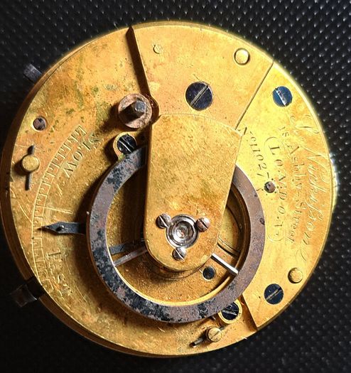 Verge Fusee Movement - John Nickilsen, London , 1810c