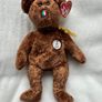 TY Beanie Buddies Champion FIFA World Cup 2002 Italy Teddy Bear Used Please look at the pictures Image 2