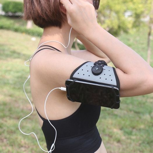 New Universal Auto Adjustable Sport Armband Black