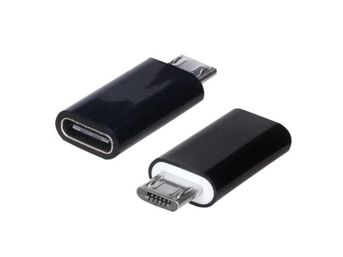 Micro USB Male to USB Type-C Female Adapter