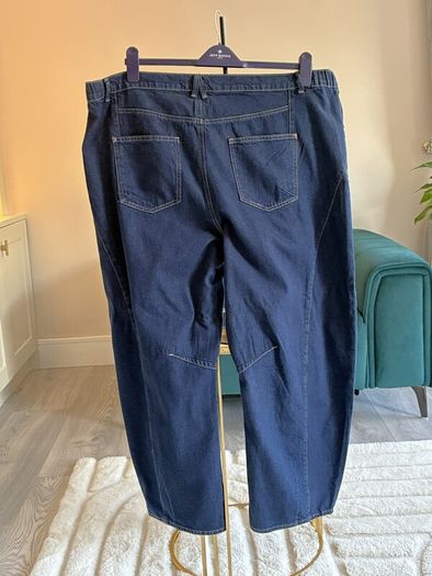 Brand-new Ladies Simply Be Indigo Barrel Leg Jeans