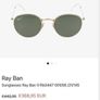 Ray-Ban Round Metal Sunglasses (With Case & Cloth) Image 3