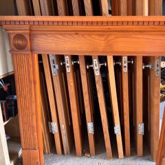 fireplace surround wood