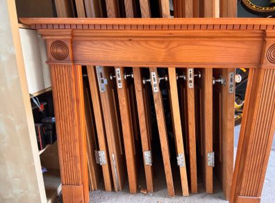 fireplace surround wood