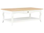 Coffee Table White 110x60x40 cm MDF