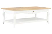 Coffee Table White 110x60x40 cm MDF
