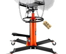 Jack, 600 kg Hydraulic Telescoping Transmission Jack, 81 -170 cm High Lift Floor Jack Stand with Foot Pedal