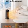 2000W PTC Electric Heater, 4 Modes, Energy Efficient Fan Heater with ECO Mode, Thermostat, 90 Oscillation, 24H Timer, Remote Control, Tip-Over & Overheating Protection for Indoor Use Image 2