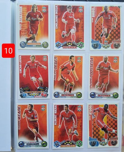 Liverpool Football Cards (116 Players)
