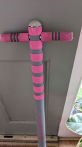 Pink Pogo stick