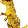 Inflatable Dinosaur Costume for Adult Blow up T-rex Costume Funny Halloween Party Costume Jurassic Dinosaur Cospaly Fancy Dress Image 2