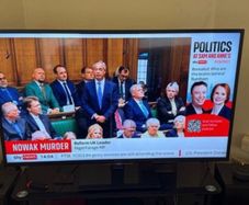 Sony 50-inch TV in good working condition.