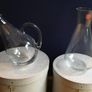 RCR Crystal Carafe  + Wine Decanter  /  Tilted Glass Pitcher Image 5