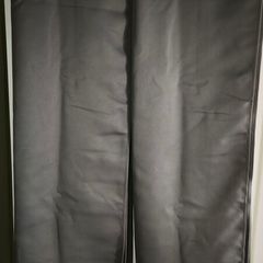 Grey curtains with eyelets set of 2 H240 w140.