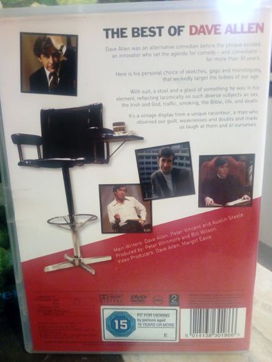 Dave Allen: The Best Of DVD (2005) Dave Allen Classic 70'S Comedy Irish BBC