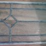 Antique Stunning Leaded Stained Glass Window Art  40,5" x 9" Image 10