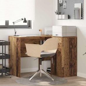 Corner Desk with Door Old wood