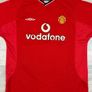Genuine Vintage 2000 Umbro Manchester United Home Jersey Shirt Mens Large Image 2