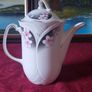 Vintage Royal Albert Horizons Star Flower Bone China Gold Gilt Coffee Pot / Water Pitcher Made In England Image 6