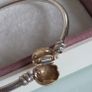 Pandora Moments two-tone bangle ir sterling silver with a 14k yellow gold ball clasp. (Size approx 19cm) for the right size please check all the photos (the bracelet is in very good condition) Image 9
