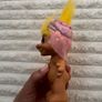 Vintage Russ Genie Harem Jeanie Troll Doll Belly Dancer approx. 11 cm. Used Please see photos Image 4