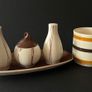 Vintage Carlton Ware Salt, Pepper and Mustard Pot Set Image 7