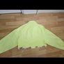 Zara Cropped Lime Denim Jacket Size M Image 3