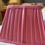 Pair of pink lampshades 8 inch at base Image 3