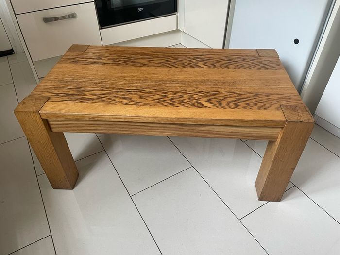 Solid wood coffee table