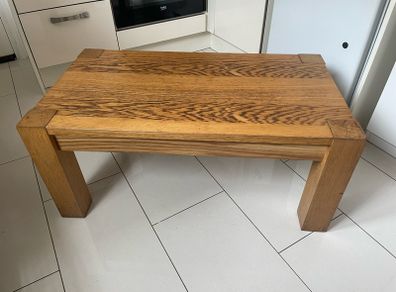 Solid wood coffee table