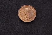 India : 1929 , George V , 1/12 Anna Coin