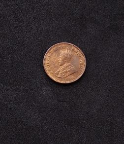 India : 1929 , George V , 1/12 Anna Coin