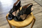 Sandals black leather size 41 (7)