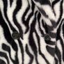Forever Unique Zebra Print Faux Fur Coat - Size 12 - Like new Image 3