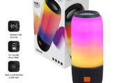Plus 3 Design Wireless Bluetooth Waterproof Speaker with 360 LED