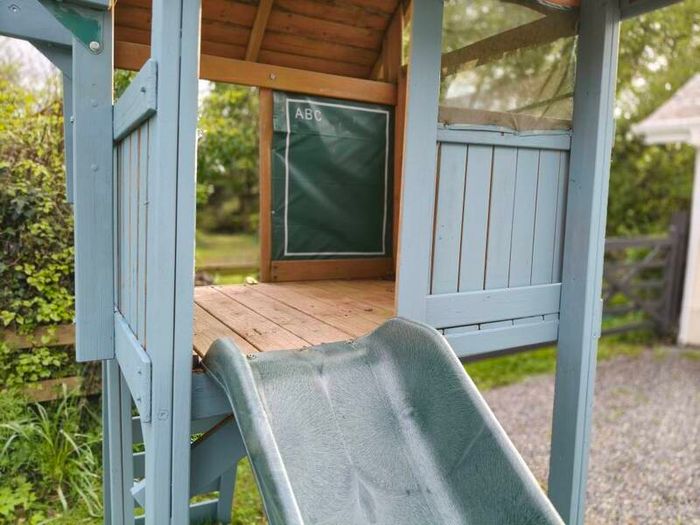 climbing frame, slide, jungle gym