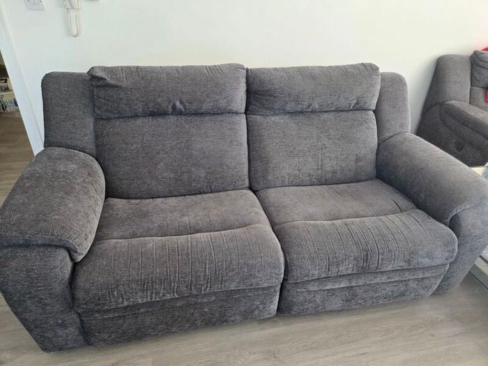Recliner sofa and armchair