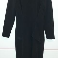 Brand New Never Worn H+M Black Midi Dress, Size 8