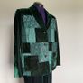 Green Velvet Jacket and Palazzo Pants Image 3