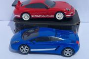 Scalextric Dream Car Twin Pack (Lamborghini Porsche street supercar slot car )