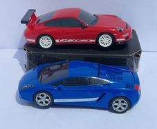 Scalextric Dream Car Twin Pack (Lamborghini Porsche street supercar slot car )