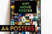 Custom Movie Prints - A4 Posters