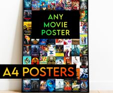 Custom Movie Prints - A4 Posters