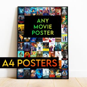 Custom Movie Prints - A4 Posters