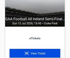 Dublin v Kerry - All Ireland Semi final 12th July Croke Park