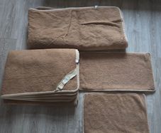 Camel and Merino wool 4 piece bedding set from German brand BAUER