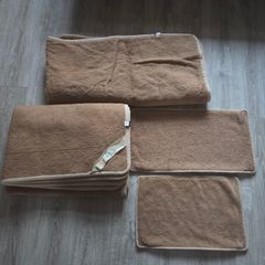 Camel and Merino wool 4 piece bedding set from German brand BAUER