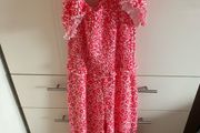 Red &amp; white jumpsuit. Never worn. Collection clonee