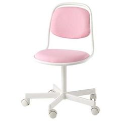 Pink Children's IKEA swivel chair