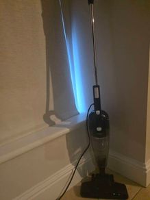Amazon Basics Corded Upright Vacuum Cleaner, Lightweight Stick, Black